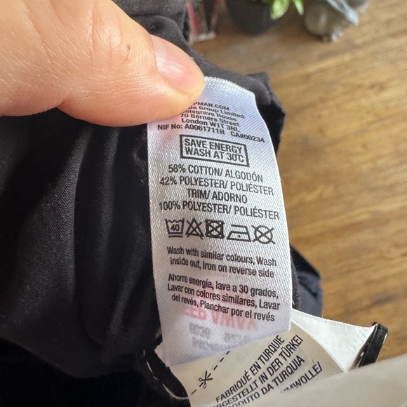 TOPMAN TUXEDO RUFFLE FRONT SHIRT - Picture 7 of 7